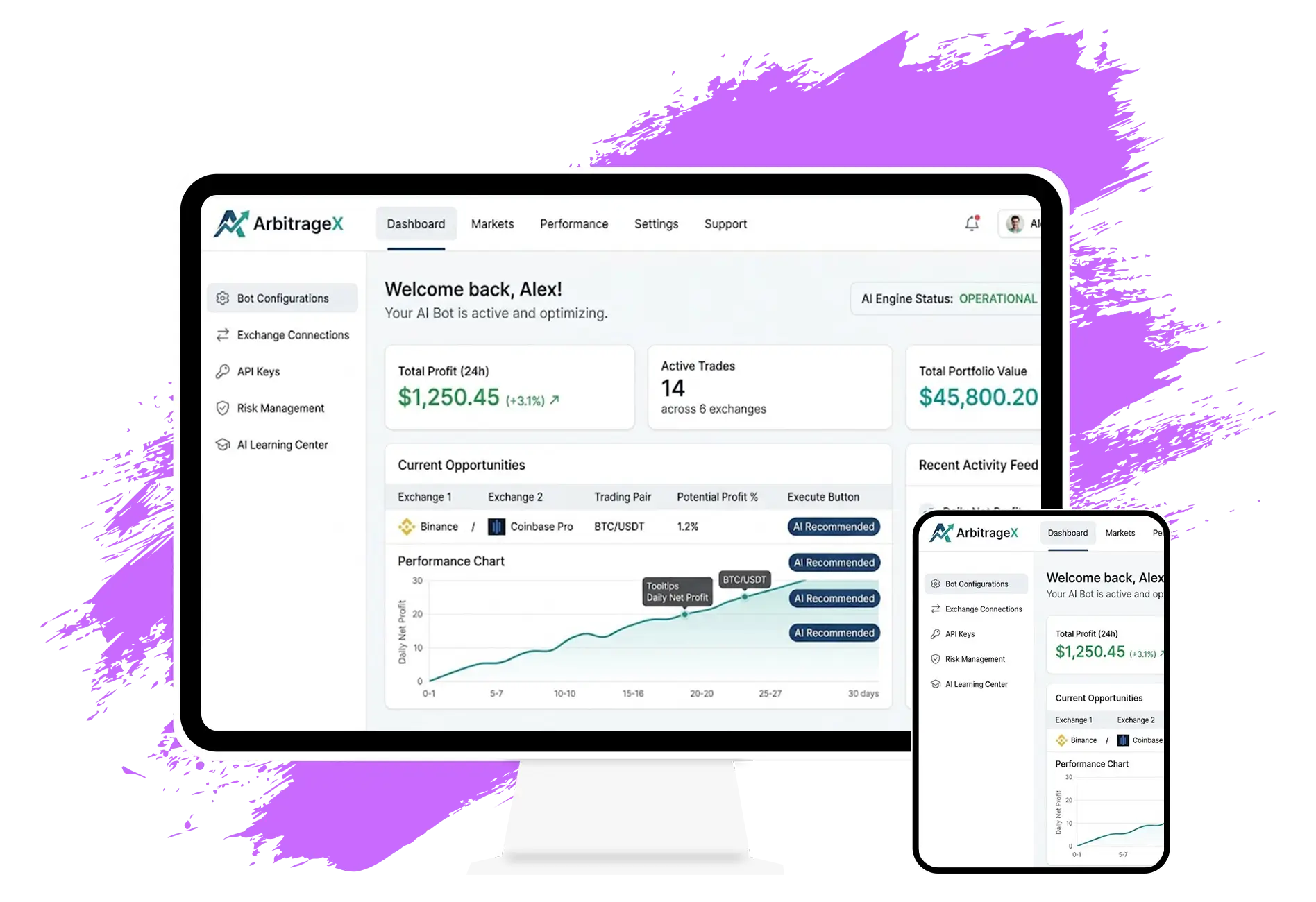 AI-Powered Arbitrage Trading
                                        Bot