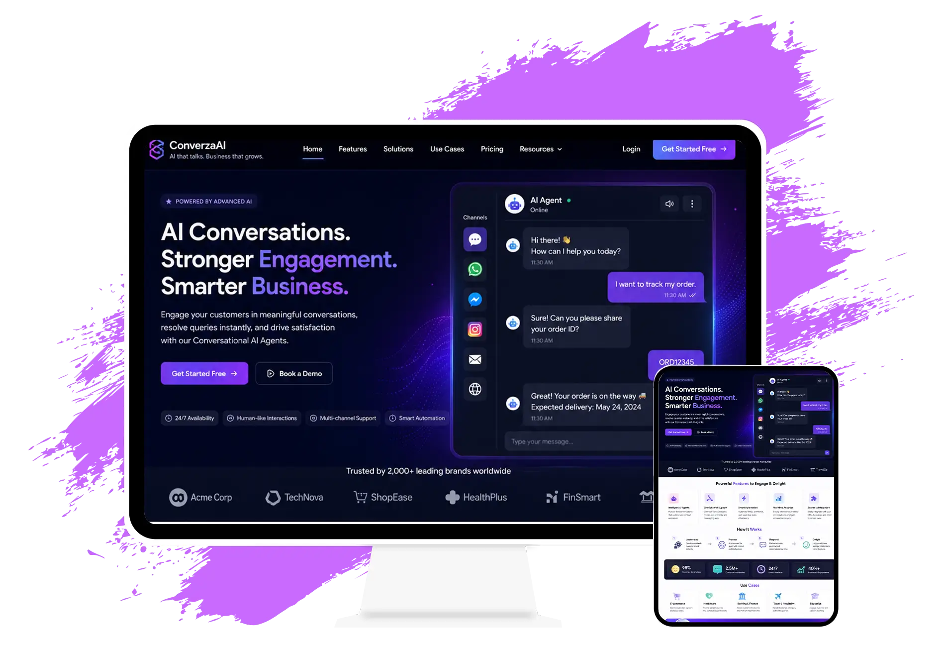Conversational AI Agent & Customer Engagement Platform