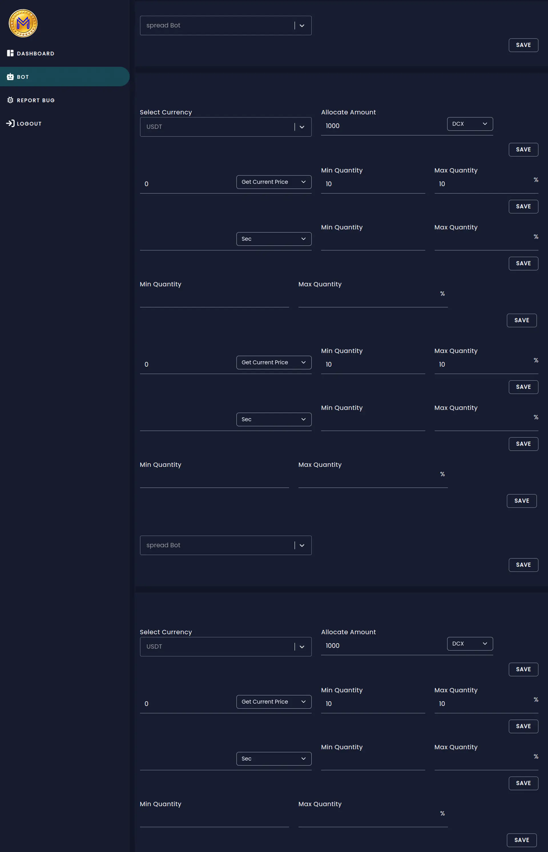 Valobit's Market Making Bot